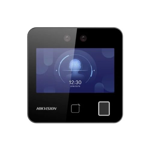 DS-K1T642EFW Pro Series Face Recognition Terminals Forced mask wearing alert: If the recognizing face does not wear a mask, the device will prompt a voice reminder. At the same time, the authentication or attendance will be failed Face mask wearing alert: If the recognizing face does not wear a mask, the device will prompt a voice reminder. At the same time, the authentication or attendance is valid Face recognition distance: 0.3 m to 3 m Max. 6000 faces capacity, Max. 5000 fingerprints capacity, Max.10,000 cards, and Max. 150,000 event capacity HIKVISION