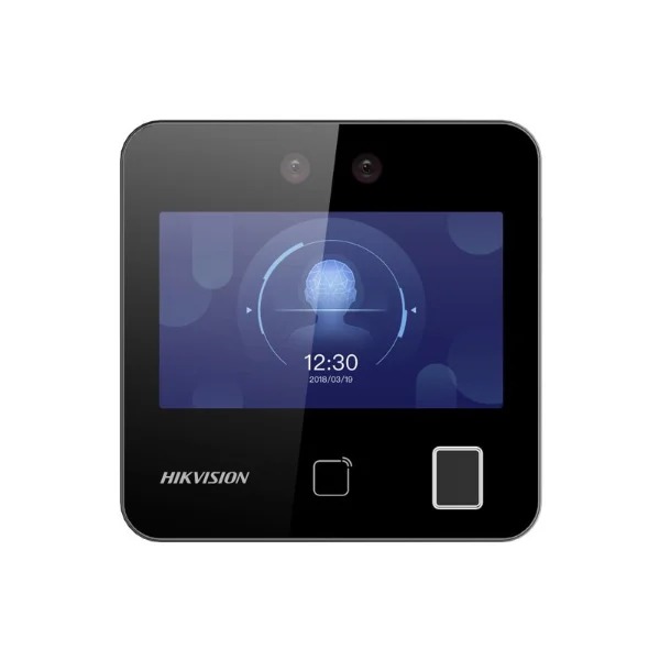 DS-K1T642EFW
Pro Series Face Recognition Terminals
Forced mask wearing alert: If the recognizing face does not wear a mask, the device will prompt a voice reminder. At the same time, the authentication or attendance will be failed
Face mask wearing alert: If the recognizing face does not wear a mask, the device will prompt a voice reminder. At the same time, the authentication or attendance is valid
Face recognition distance: 0.3 m to 3 m
Max. 6000 faces capacity, Max. 5000 fingerprints capacity, Max.10,000 cards, and Max. 150,000 event capacity
HIKVISION DS-K1T642EFW Pro Series Face Recognition Terminals Forced mask wearing alert: If the recognizing face does not wear a mask, the device will prompt a voice reminder. At the same time, the authentication or attendance will be failed Face mask wearing alert: If the recognizing face does not wear a mask, the device will prompt a voice reminder. At the same time, the authentication or attendance is valid Face recognition distance: 0.3 m to 3 m Max. 6000 faces capacity, Max. 5000 fingerprints capacity, Max.10,000 cards, and Max. 150,000 event capacity HIKVISION